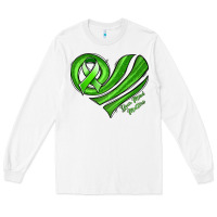 White mental health awareness heart Long Sleeve Tee - Jasminsmagicworld