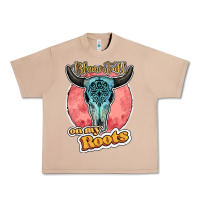 Burro blame it all on my roots bull skull black Urban Heavy Tee - JahusDesignShop