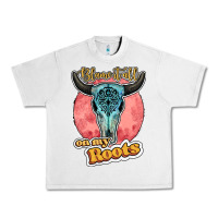Lunar Rock blame it all on my roots bull skull black Urban Heavy Tee - JahusDesignShop