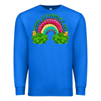 True Royal happy st patricks day rainbow and shamrock Premium Sweatshirt - RanaPortraitStore