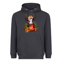 Smoke christmas baby cow hot cocoa Heavyweight Hoodie - Jasminsmagicworld