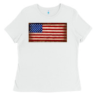 White American flag Ladies Tee - JahusDesignShop