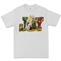 Dove Grey joy holy family Premium Tee - RanaPortraitStore