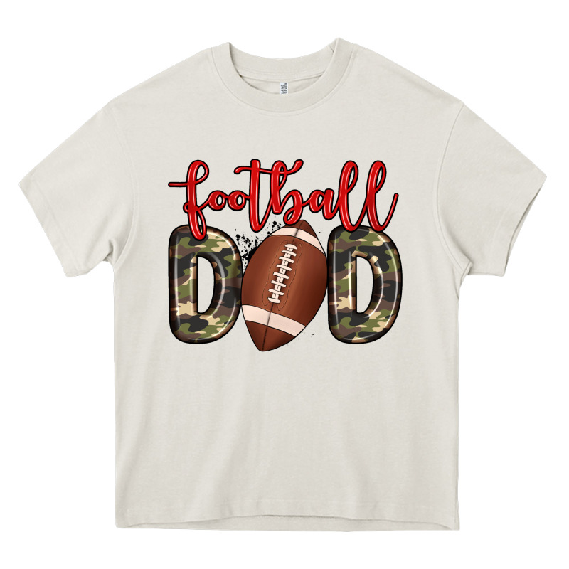 Football Dad Heavy Core Tee by Zillion Design Studio | Teevron