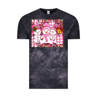 Cloud Black pink snowgirls Vintage Tee - AdoDesignShop