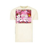 Vintage Arctic pink snowgirls Vintage Tee - AdoDesignShop