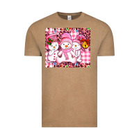 Vintage Coffee pink snowgirls Vintage Tee - AdoDesignShop