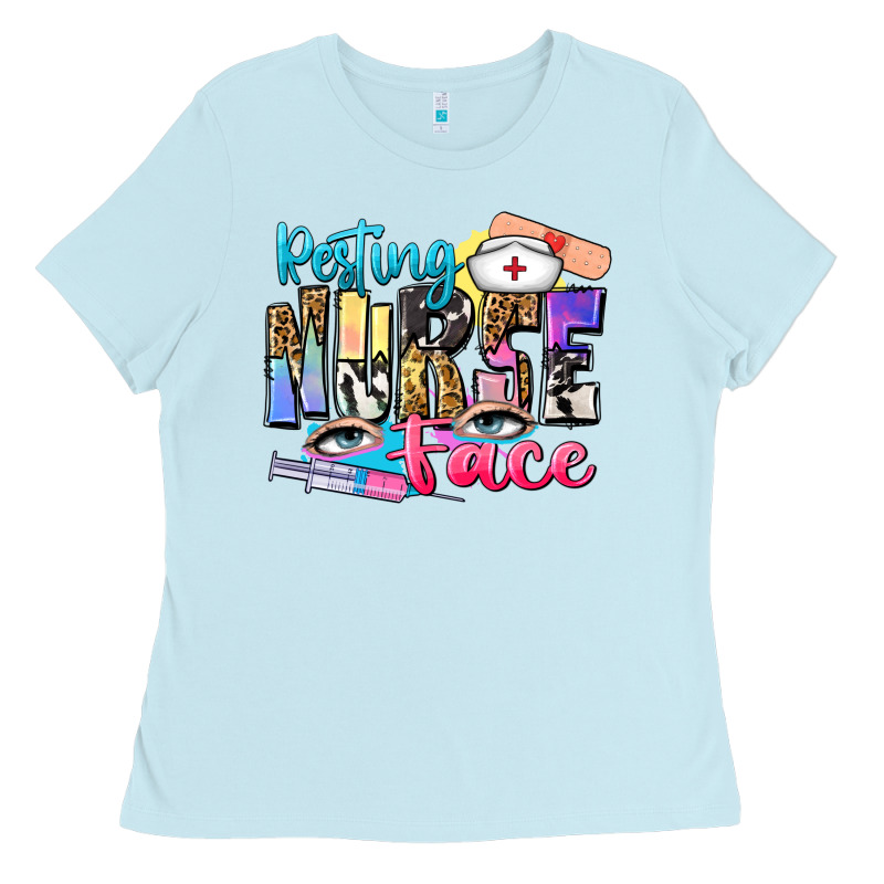 Resting Nurse Face Ladies Tee by Zillion Design Studio | Teevron