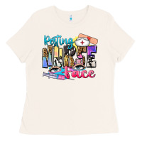 Bone resting nurse face Ladies Tee - Zillion Design Studio