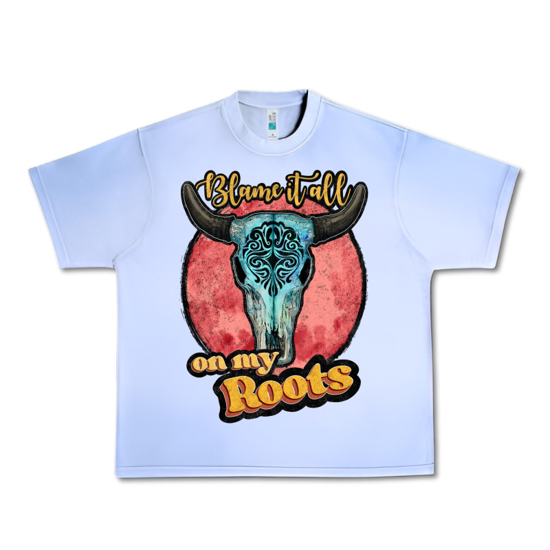 Blame It All On My Roots White Urban Heavy Tee by JahusDesignShop | Teevron