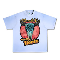 Grape Ice blame it all on my roots white Urban Heavy Tee - JahusDesignShop