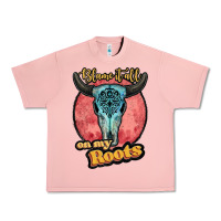 Salmon blame it all on my roots white Urban Heavy Tee - JahusDesignShop
