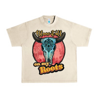 Sandshell blame it all on my roots white Urban Heavy Tee - JahusDesignShop