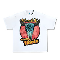 White blame it all on my roots white Urban Heavy Tee - JahusDesignShop