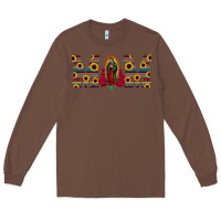 Chestnut mom lady of guadalupe  serape sunflower Long Sleeve Tee - Jasminsmagicworld