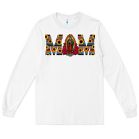 White mom lady of guadalupe  serape sunflower Long Sleeve Tee - Jasminsmagicworld