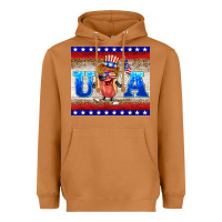 Meerkat usa hot dog Heavyweight Hoodie - BarkalooDesign
