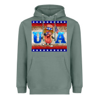 Sage usa hot dog Heavyweight Hoodie - BarkalooDesign
