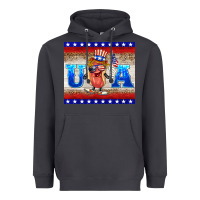 Smoke usa hot dog Heavyweight Hoodie - BarkalooDesign