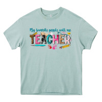 Arona my favorite people call me teacher Heavy Core Tee - texasbilliewilder