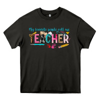 Asphalt my favorite people call me teacher Heavy Core Tee - texasbilliewilder