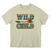 Wild Chıld Serape Sunflower And Gemstone With Arrow Heavy Core Tee | Teevron