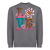 Storm valentines day love like jesus Heavyweight Sweatshirt - AdoDesignShop