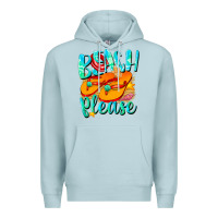 Blue Mist Beach please Premium Hoodie - NancyCooperArtShop