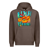 Coffee Beach please Premium Hoodie - NancyCooperArtShop