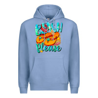 Colony Blue Beach please Premium Hoodie - NancyCooperArtShop