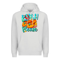 Dove Grey Beach please Premium Hoodie - NancyCooperArtShop