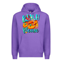 Purple Beach please Premium Hoodie - NancyCooperArtShop