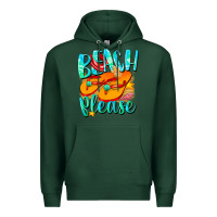 Sports Green Beach please Premium Hoodie - NancyCooperArtShop
