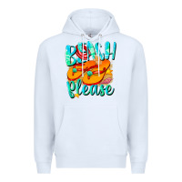 White Beach please Premium Hoodie - NancyCooperArtShop