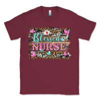 Burgundy blessed nurse Classic Tee - BarkalooDesign