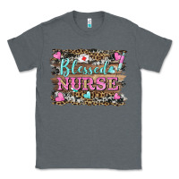 Charcoal Heather blessed nurse Classic Tee - BarkalooDesign