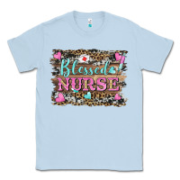 Dusty Blue blessed nurse Classic Tee - BarkalooDesign