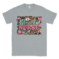 Heather Grey blessed nurse Classic Tee - BarkalooDesign