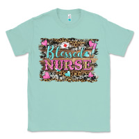 Seafoam blessed nurse Classic Tee - BarkalooDesign