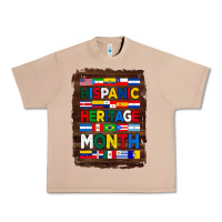 Burro hispanic haritage month flags with background Urban Heavy Tee - BundleAndBundleShop