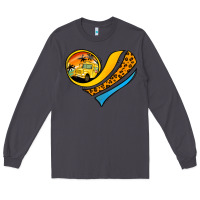 Smoke school bus heart Long Sleeve Tee - Jasminsmagicworld