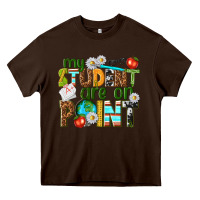 Chocolate Brown my student are on point Heavy Core Tee - texasbilliewilder
