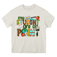 Cream my student are on point Heavy Core Tee - texasbilliewilder