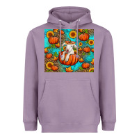 Lavender fall pumpkin lamb Heavyweight Hoodie - Jasminsmagicworld