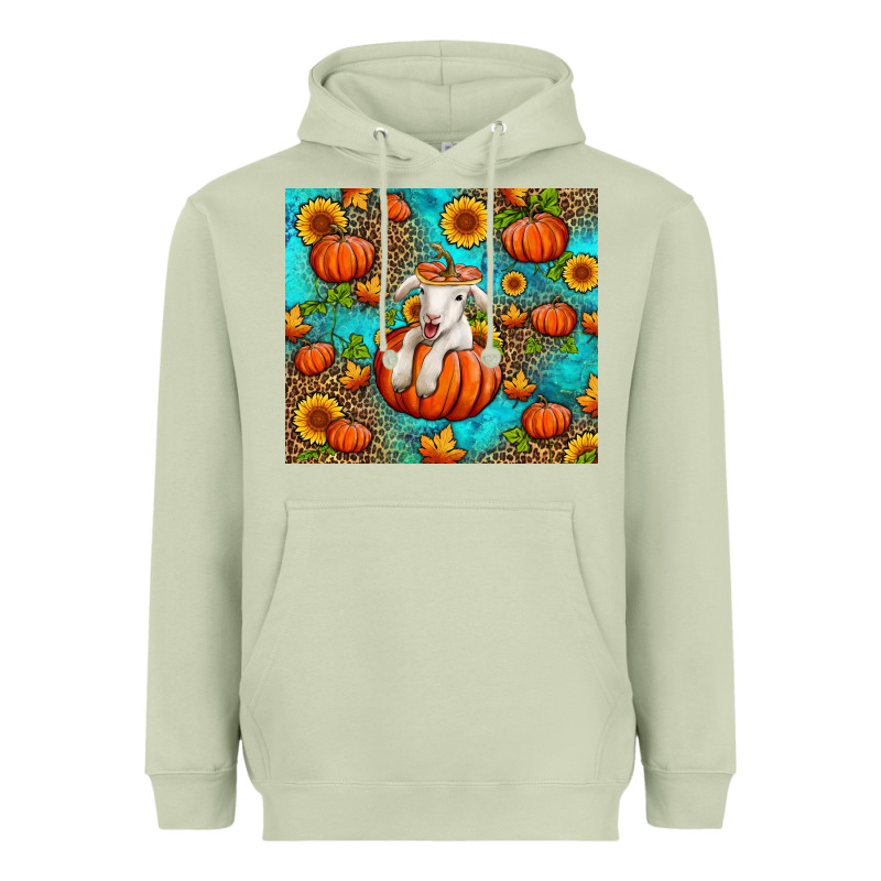 Fall Pumpkin Lamb Heavyweight Hoodie by Jasminsmagicworld | Teevron