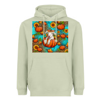 Matcha fall pumpkin lamb Heavyweight Hoodie - Jasminsmagicworld