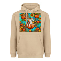 Mushroom fall pumpkin lamb Heavyweight Hoodie - Jasminsmagicworld