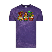 Cloud Purple fall gnomes with pumpkin pie Vintage Tee - AdoDesignShop