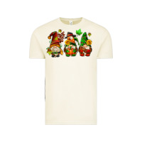 Vintage Arctic fall gnomes with pumpkin pie Vintage Tee - AdoDesignShop