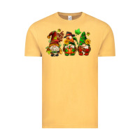 Vintage Mustard fall gnomes with pumpkin pie Vintage Tee - AdoDesignShop